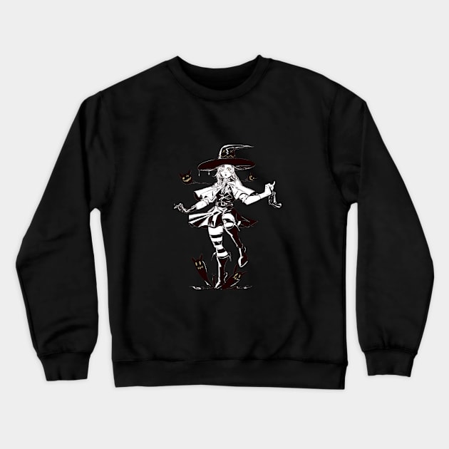 Witch apprentice Crewneck Sweatshirt by Polluxery